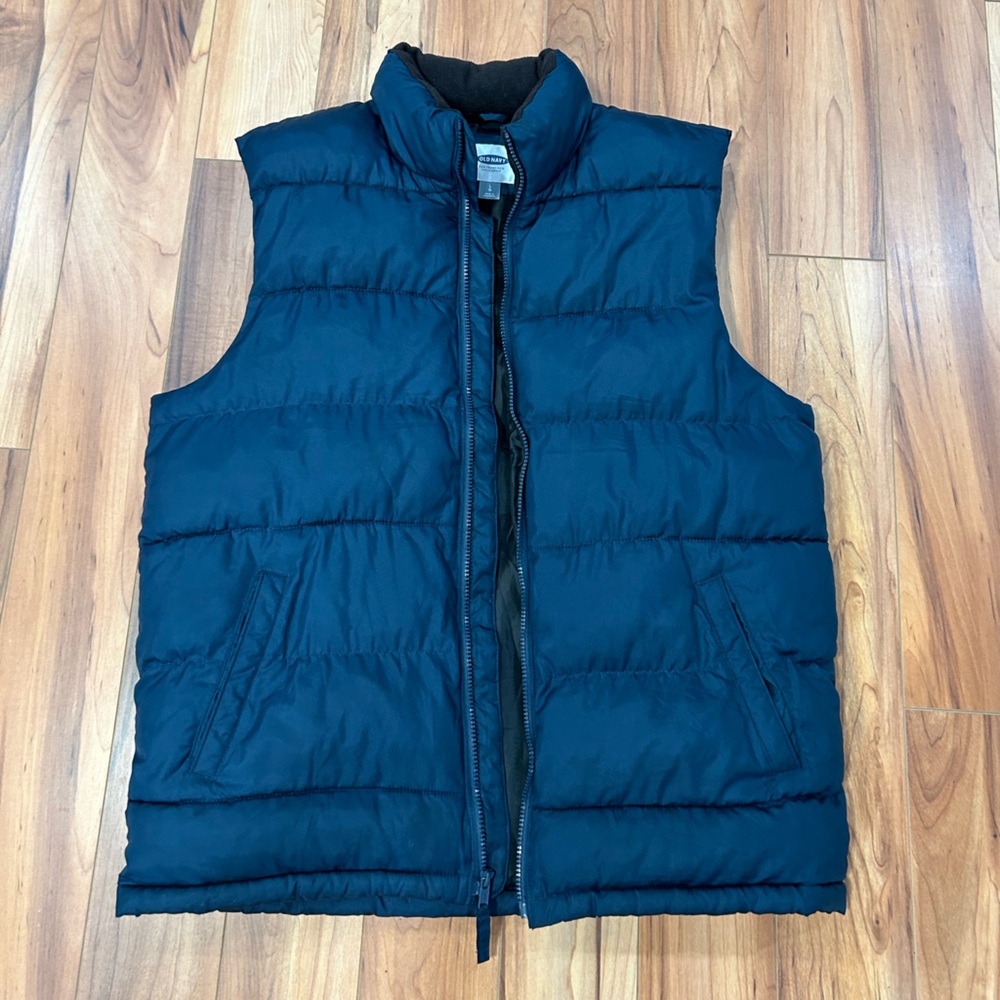 Navy Blue puffer vest